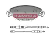 Комплект тормозных колодок, дисковый тормоз KAMOKA JQ1012822 (фото 1)