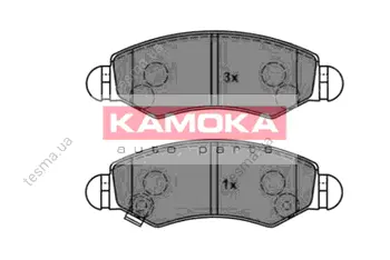 Комплект тормозных колодок, дисковый тормоз KAMOKA JQ1012846 (фото 1)