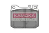 Комплект тормозных колодок, дисковый тормоз KAMOKA JQ101286 (фото 1)