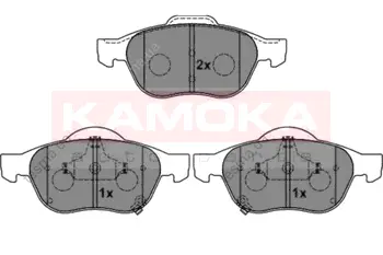 Комплект тормозных колодок, дисковый тормоз KAMOKA JQ1012894 (фото 1)
