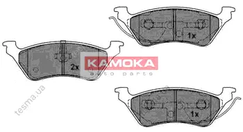 Комплект тормозных колодок, дисковый тормоз KAMOKA JQ1012950 (фото 1)
