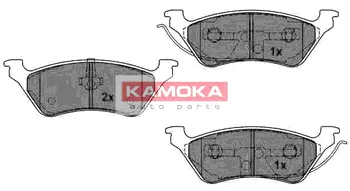 Комплект тормозных колодок, дисковый тормоз KAMOKA JQ1012950