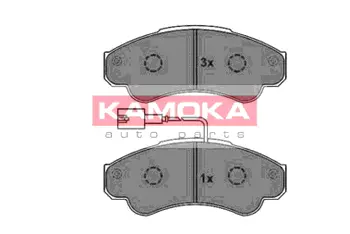 Комплект тормозных колодок, дисковый тормоз KAMOKA JQ1012958