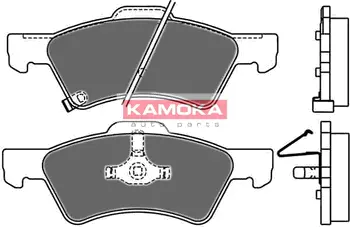 Комплект тормозных колодок, дисковый тормоз KAMOKA JQ1013020