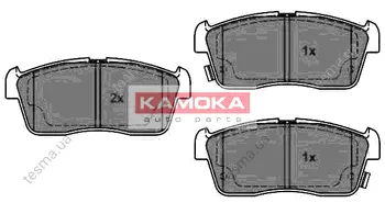 Комплект тормозных колодок, дисковый тормоз KAMOKA JQ1013064 (фото 1)
