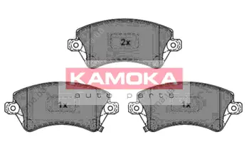 Комплект тормозных колодок, дисковый тормоз KAMOKA JQ1013146 (фото 1)