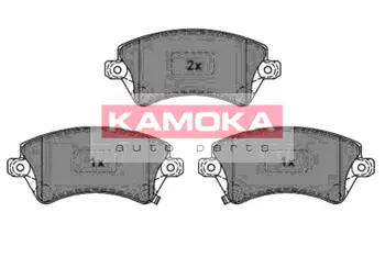 Комплект тормозных колодок, дисковый тормоз KAMOKA JQ1013146