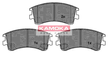 Комплект тормозных колодок, дисковый тормоз KAMOKA JQ1013238