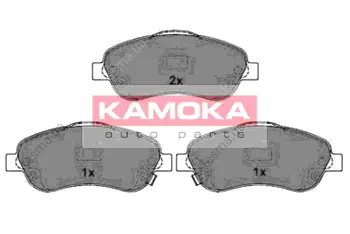 Комплект тормозных колодок, дисковый тормоз KAMOKA JQ1013296 (фото 1)