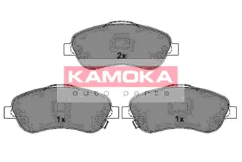Комплект тормозных колодок, дисковый тормоз KAMOKA JQ1013296