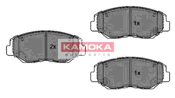 Комплект тормозных колодок, дисковый тормоз KAMOKA JQ1013316