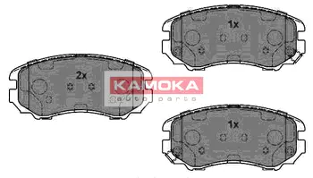 Комплект тормозных колодок, дисковый тормоз KAMOKA JQ1013466