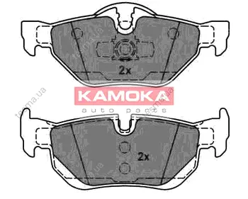 Комплект тормозных колодок, дисковый тормоз KAMOKA JQ1013614 (фото 1)