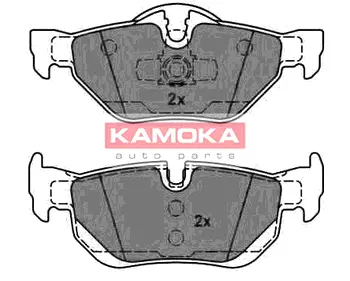 Комплект тормозных колодок, дисковый тормоз KAMOKA JQ1013614