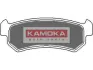 Комплект тормозных колодок, дисковый тормоз KAMOKA JQ1013778 (фото 1)