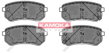 Комплект тормозных колодок, дисковый тормоз KAMOKA JQ1013804 (фото 1)