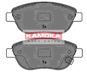 Комплект тормозных колодок, дисковый тормоз KAMOKA JQ1013838