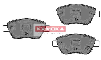 Комплект тормозных колодок, дисковый тормоз KAMOKA JQ1013840