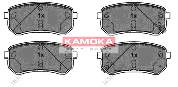 Комплект тормозных колодок, дисковый тормоз KAMOKA JQ1013906 (фото 1)