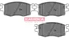 Комплект тормозных колодок, дисковый тормоз KAMOKA JQ1013910 (фото 1)