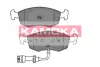 Комплект тормозных колодок, дисковый тормоз KAMOKA JQ101552 (фото 1)