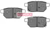 Комплект тормозных колодок, дисковый тормоз KAMOKA JQ1018084 (фото 1)