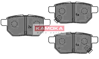Комплект тормозных колодок, дисковый тормоз KAMOKA JQ1018084