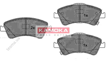 Комплект тормозных колодок, дисковый тормоз KAMOKA JQ1018094 (фото 1)