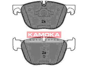 Комплект тормозных колодок, дисковый тормоз KAMOKA JQ1018104