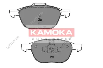 Комплект тормозных колодок, дисковый тормоз KAMOKA JQ1018124 (фото 1)
