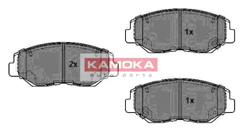 Комплект тормозных колодок, дисковый тормоз KAMOKA JQ1018296