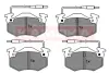 Комплект тормозных колодок, дисковый тормоз KAMOKA JQ101856 (фото 1)