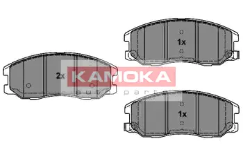Комплект тормозных колодок, дисковый тормоз KAMOKA JQ1018616