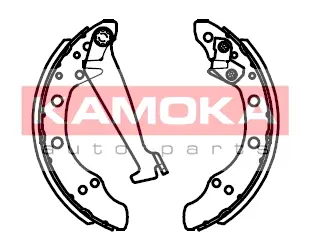 Комплект тормозных колодок KAMOKA JQ202007