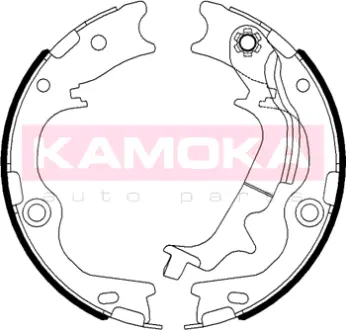 Комплект тормозных колодок, стояночная тормозная система KAMOKA JQ212056