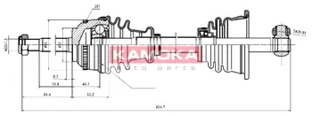 Приводной вал KAMOKA RN1138913A
