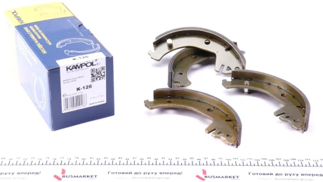 Колодки гальмівні (задні) VW Seat Ibiza 15-/Skoda Favorit 98-97 (барабанні) (200x31) KAMPOL K126