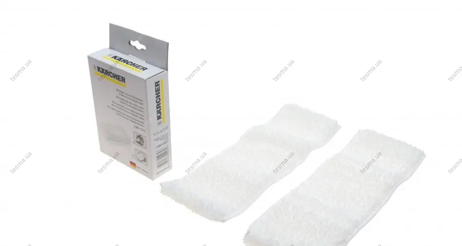 набір салфеток мікрофібрових для насадки comfort plus (для пароочистителя SC4/SC5) (2шт) KARCHER 2.863-020.0 - фото 1