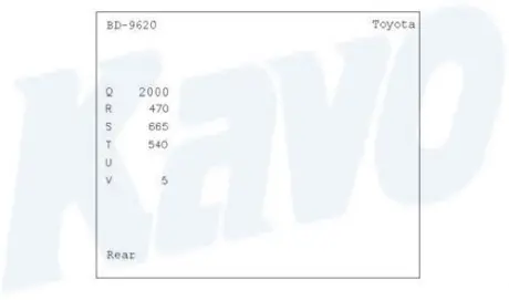 Тормозной барабан KAVO BD9620