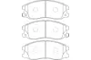 Комплект тормозных колодок, дисковый тормоз KAVO BP1012 (фото 1)