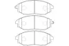 Комплект тормозных колодок, дисковый тормоз KAVO BP1014 (фото 1)