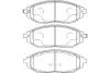 Комплект тормозных колодок, дисковый тормоз KAVO BP1016 (фото 1)