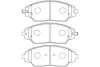 Комплект тормозных колодок, дисковый тормоз KAVO BP1018 (фото 1)