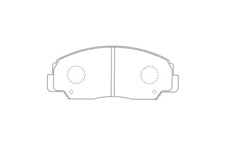 Комплект тормозных колодок, дисковый тормоз KAVO BP1505