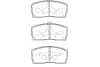 Комплект тормозных колодок, дисковый тормоз KAVO BP1517 (фото 1)