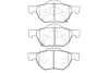Комплект тормозных колодок, дисковый тормоз KAVO BP2045 (фото 1)