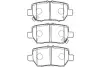Комплект тормозных колодок, дисковый тормоз KAVO BP2053 (фото 1)
