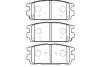 Комплект тормозных колодок, дисковый тормоз KAVO BP3022 (фото 1)