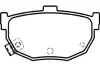 Комплект тормозных колодок, дисковый тормоз KAVO BP3026 (фото 1)
