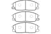Комплект тормозных колодок, дисковый тормоз KAVO BP3028 (фото 1)